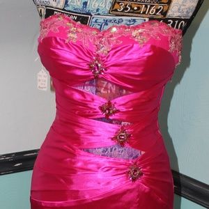 NWT Pink Prom Dress